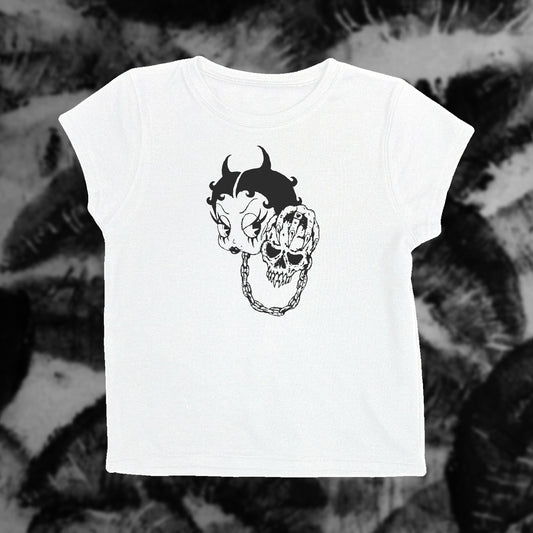 BETTY SKULL BABY TEE