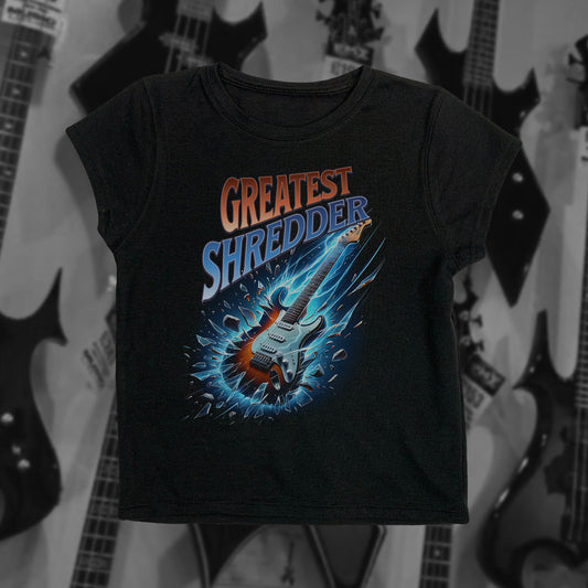 GREATEST SHREDDER BABY TEE