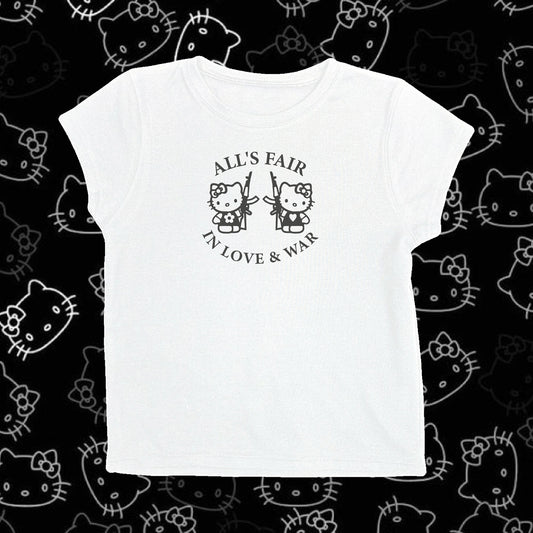 LOVE & WAR BABY TEE